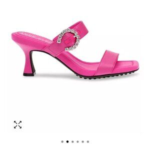 ANNE KLEIN PINK RHINESTONE SHOE